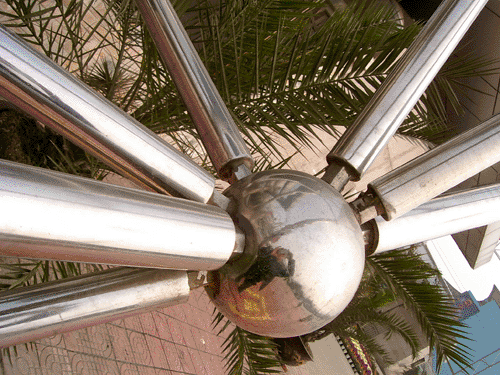 思茅不锈钢螺栓球网架